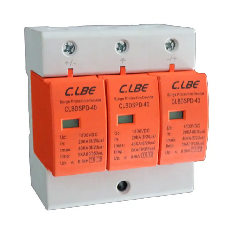 Solar PV CLBDSPD-40 1500VDC (T1+T2) PV Surge Protective Device